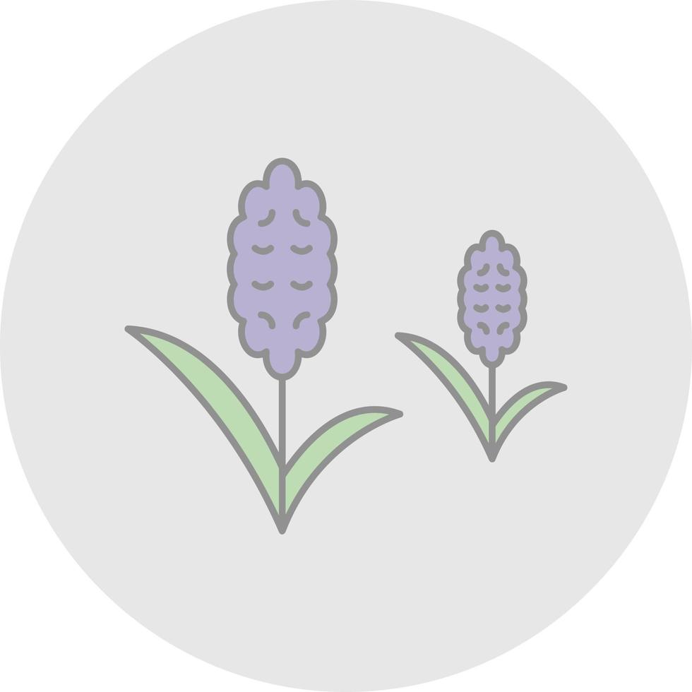 Hyacinth Vector Icon Design