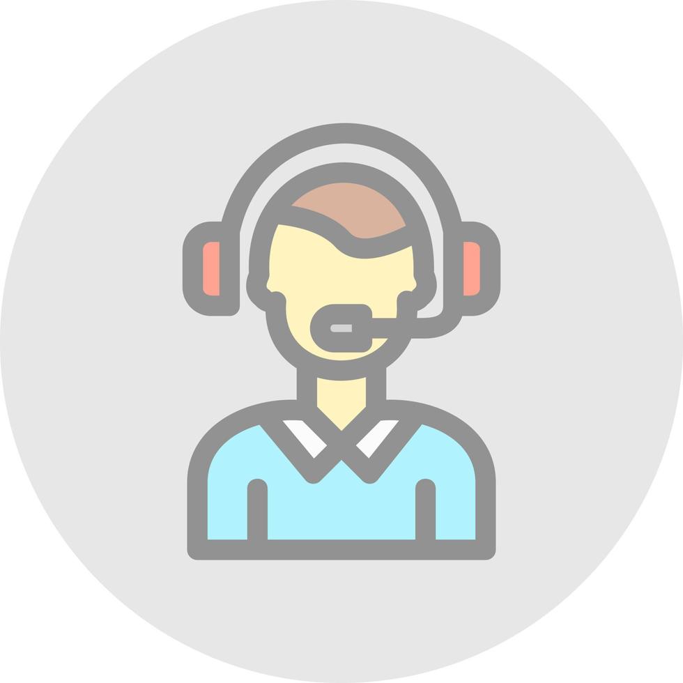 Customer Support Vector Icon Design