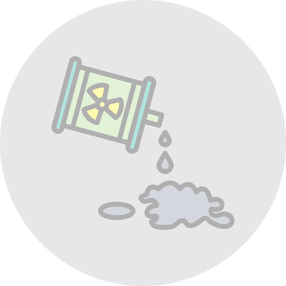 Chemical Spill Vector Icon Design