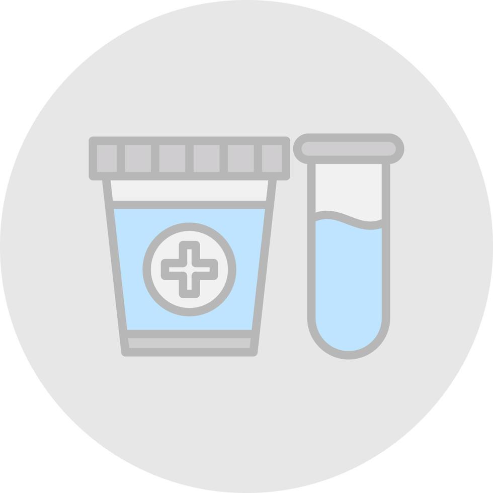 Urine Test Vector Icon Design