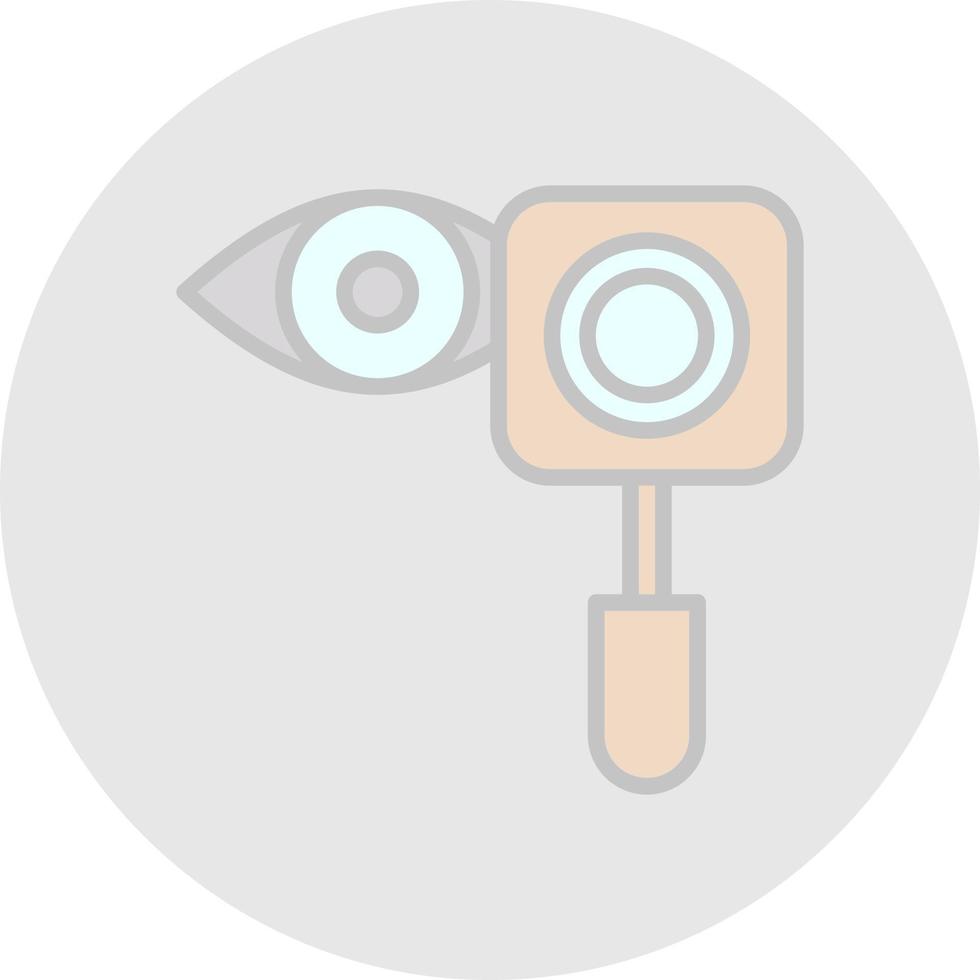 Eye Examination Vector Icon Design