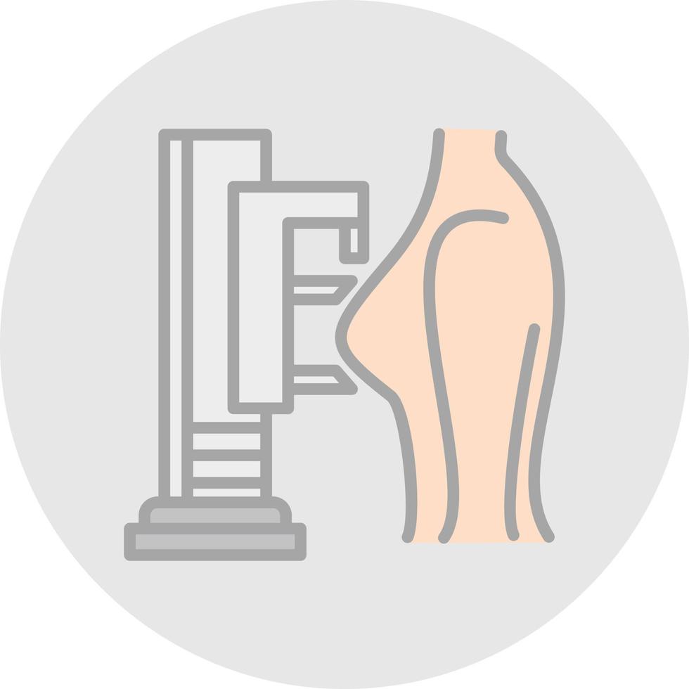 Mammography Vector Icon Design