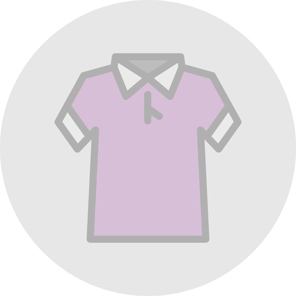 Polo Shirt Vector Icon Design