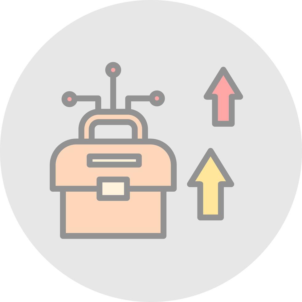 Business Growth Vector Icon Design