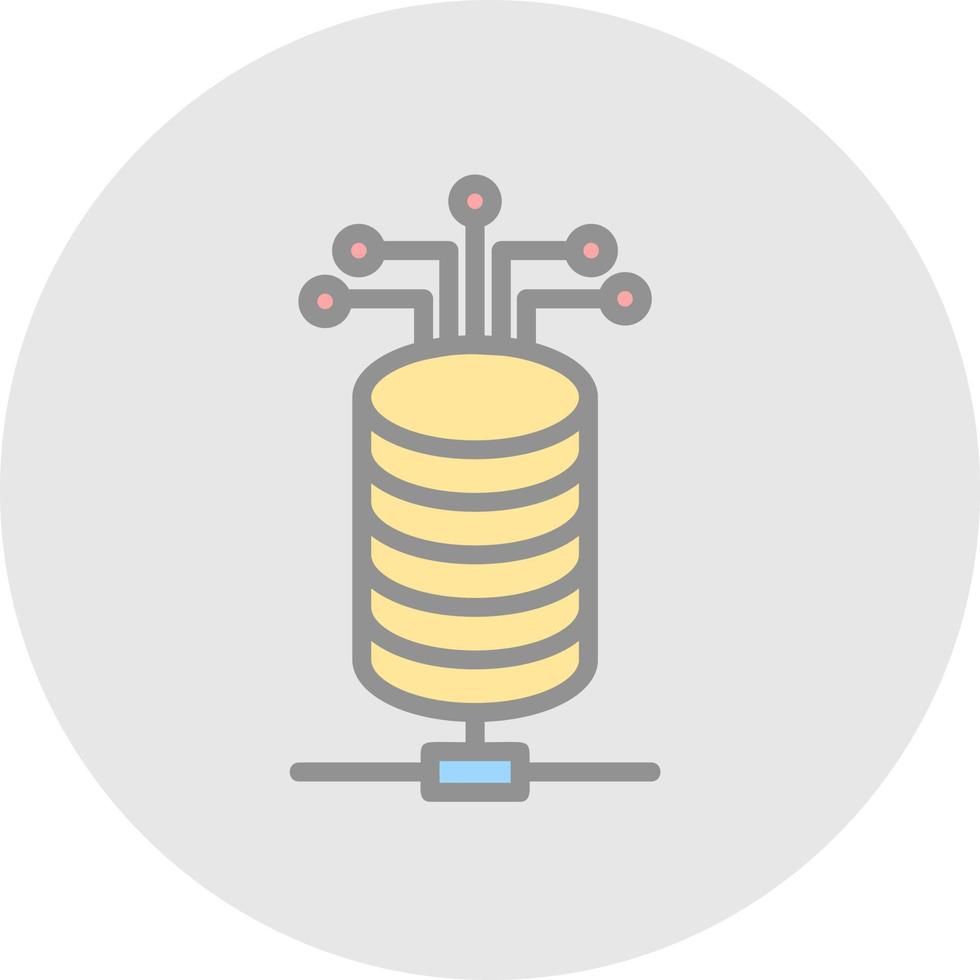 Big Data Vector Icon Design