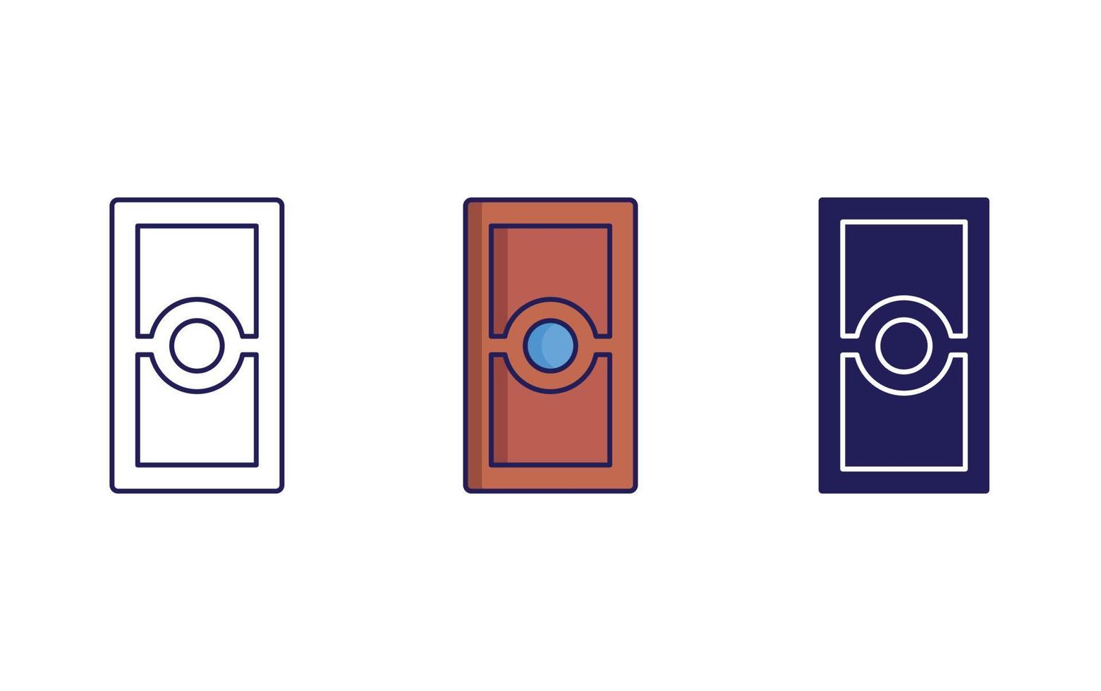 Door vector icon