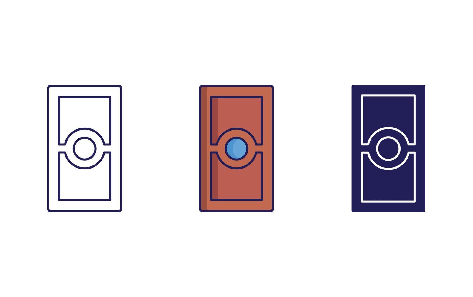 Door vector icon