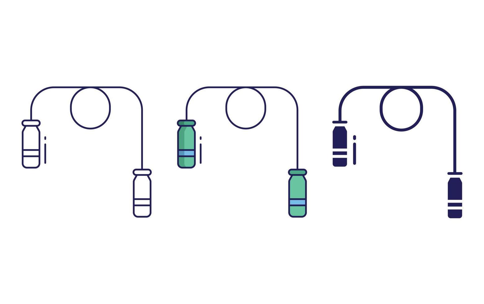 Skipping Rope vector icon