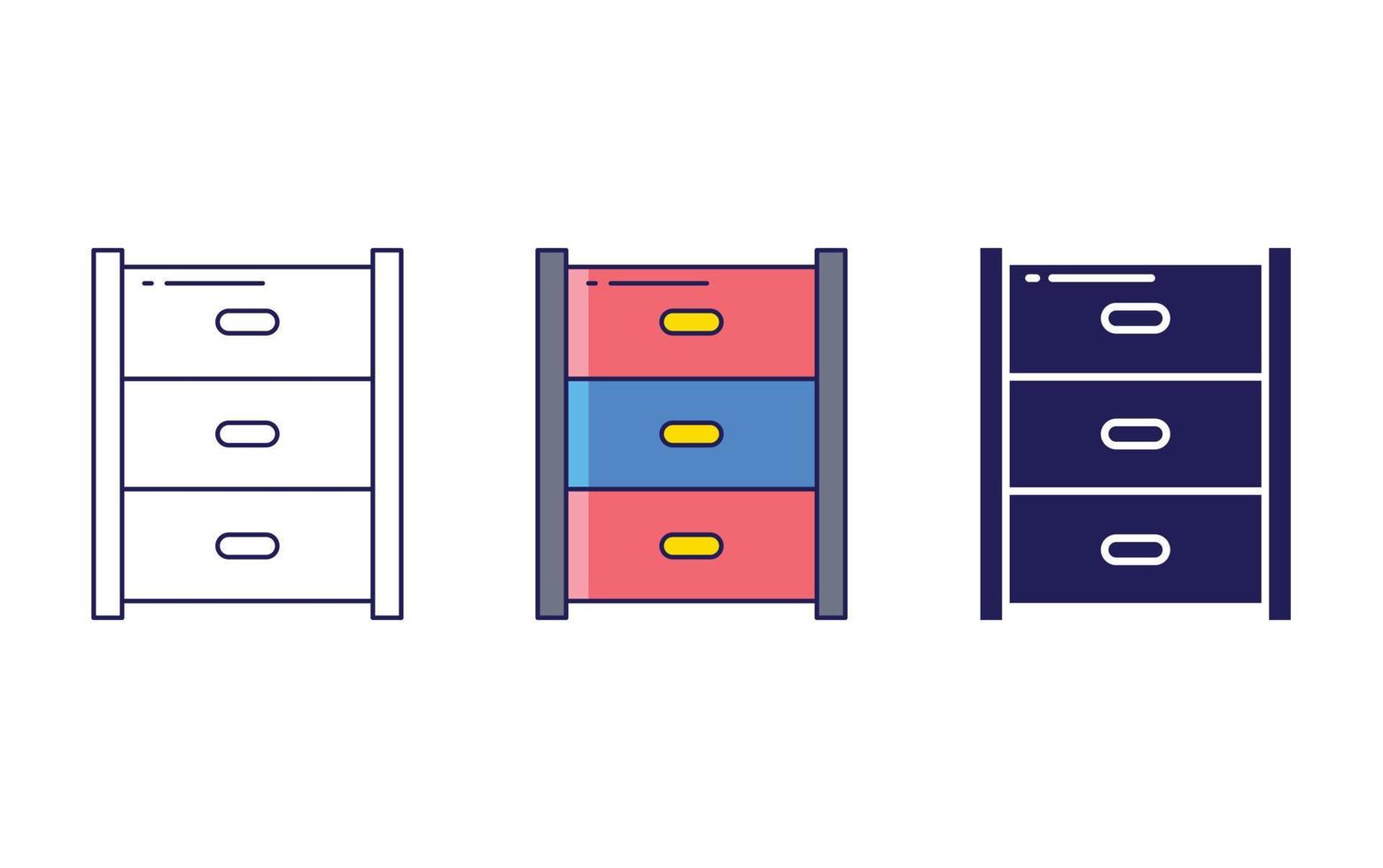 Storage box vector icon