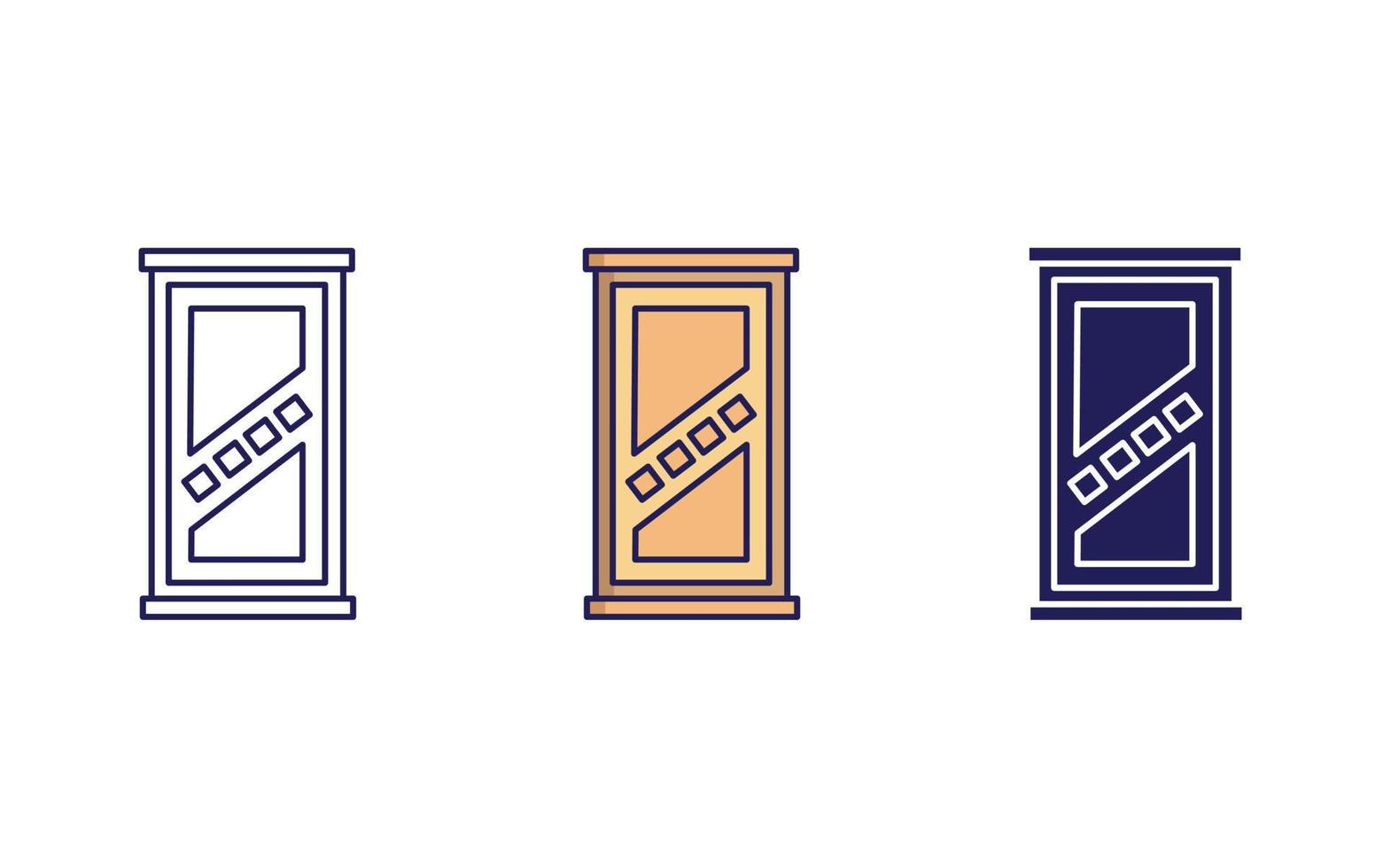 Door vector icon
