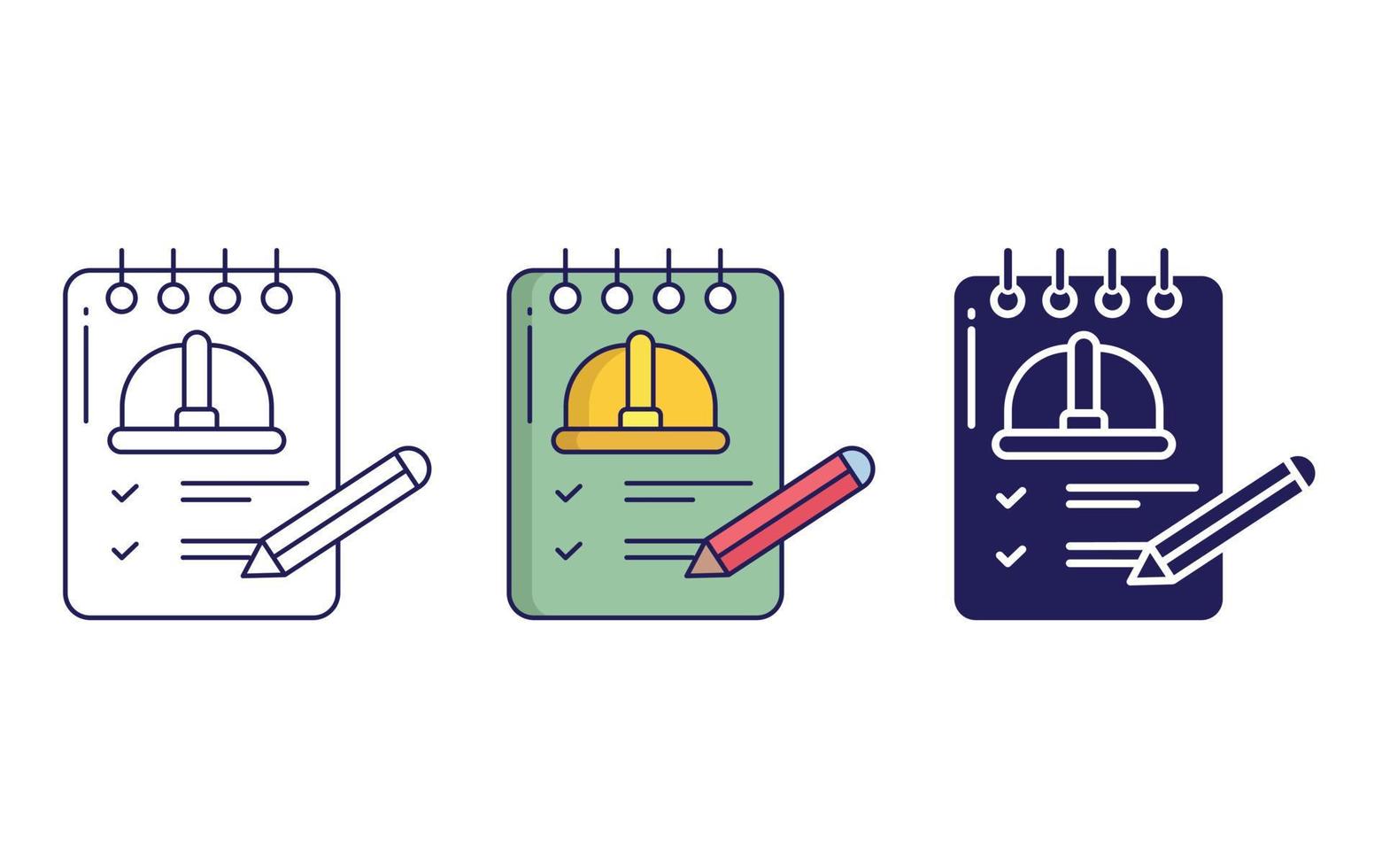 Notepad vector icon