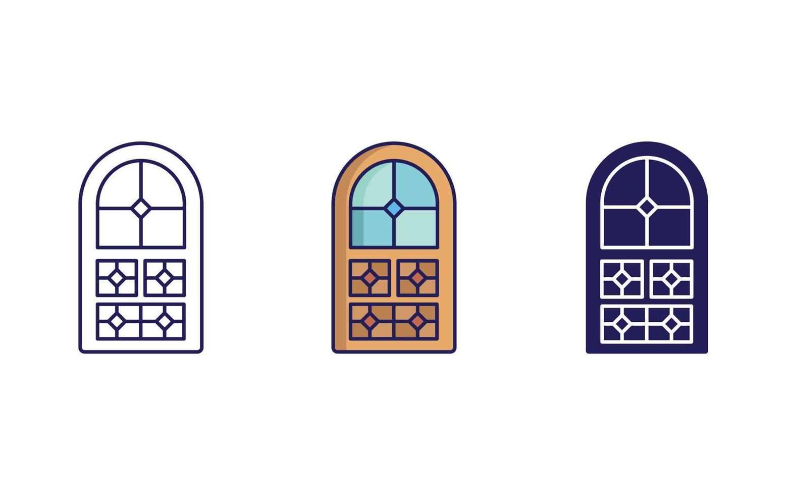 Door vector icon