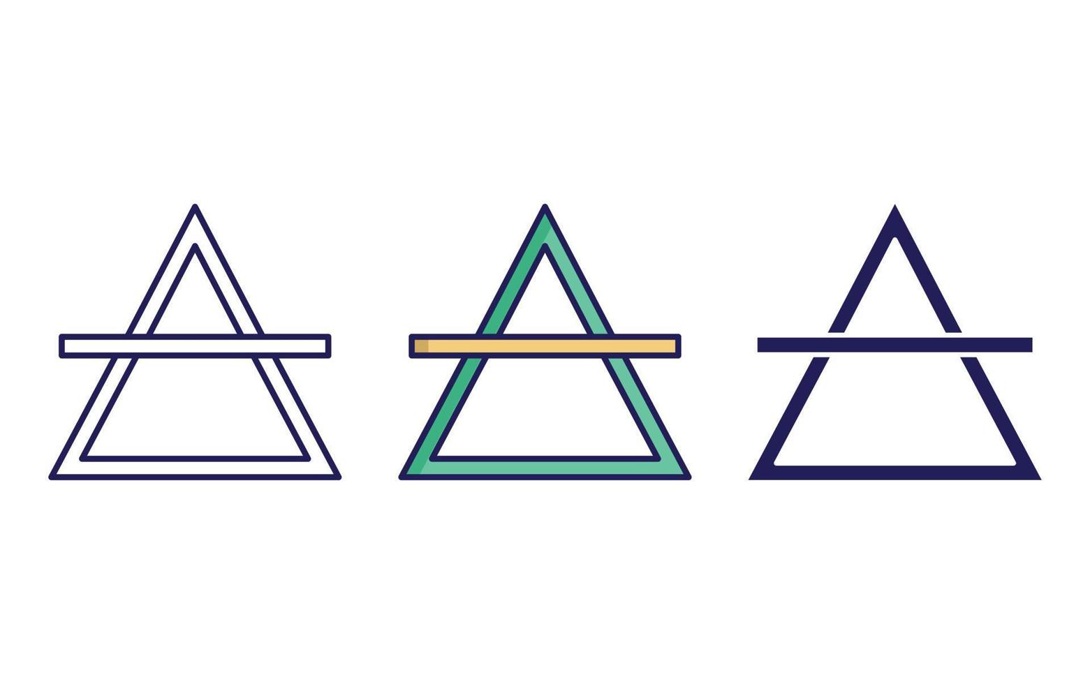 Alchemy Symbol  icon vector