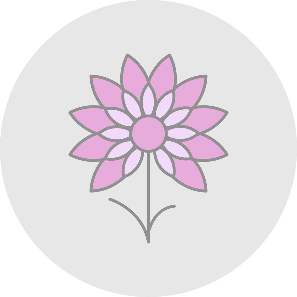 diseño de icono de vector de flores de cebollino