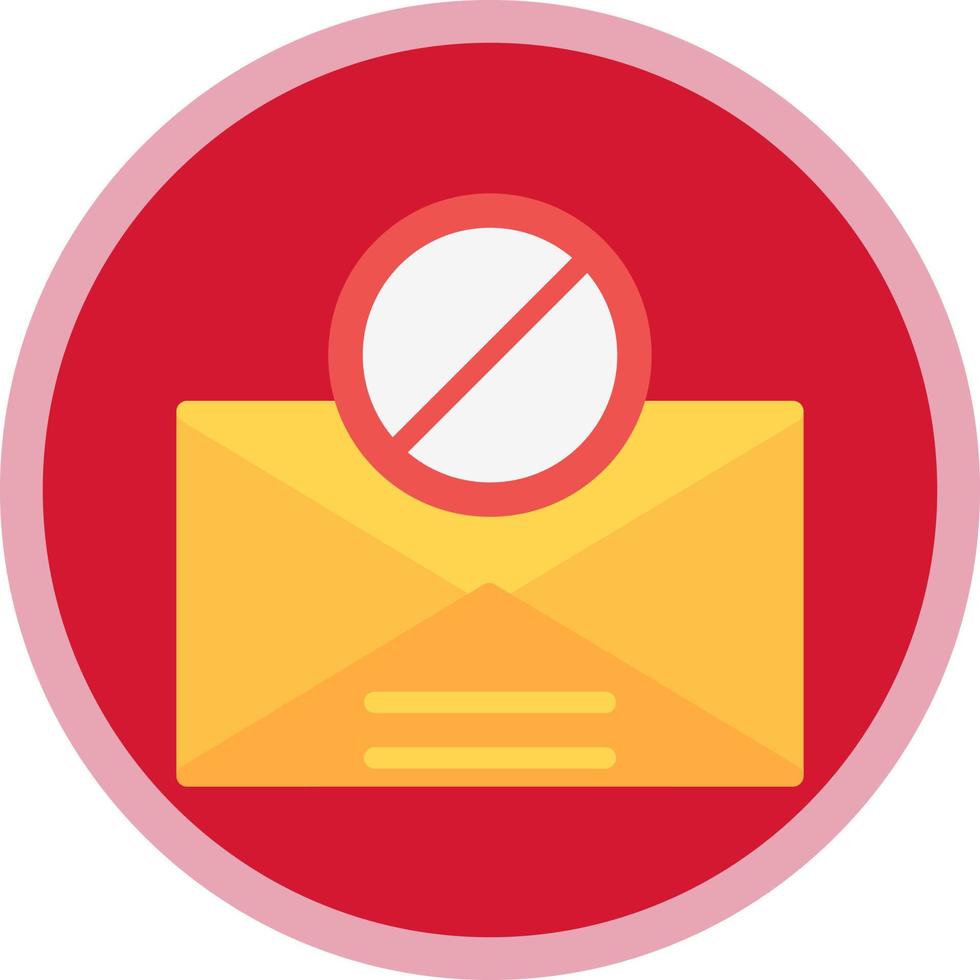 Spam Email Vector Icon Design