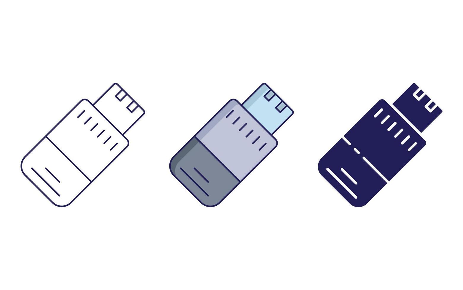 icono de vector de pendrive