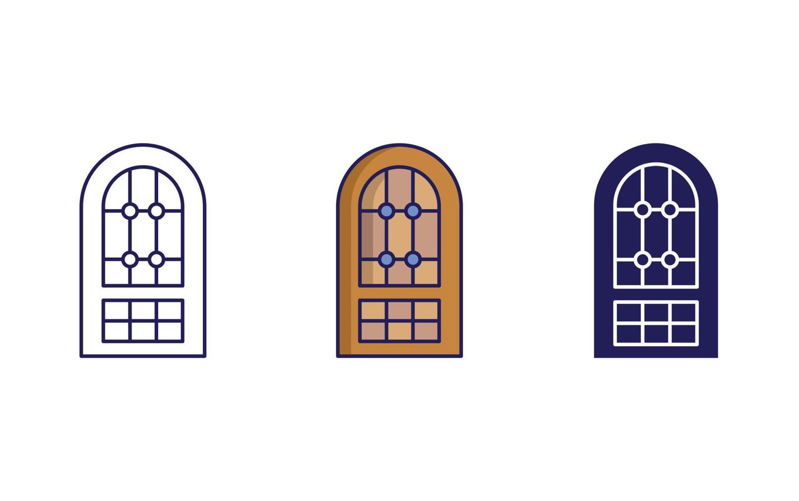 Door vector icon