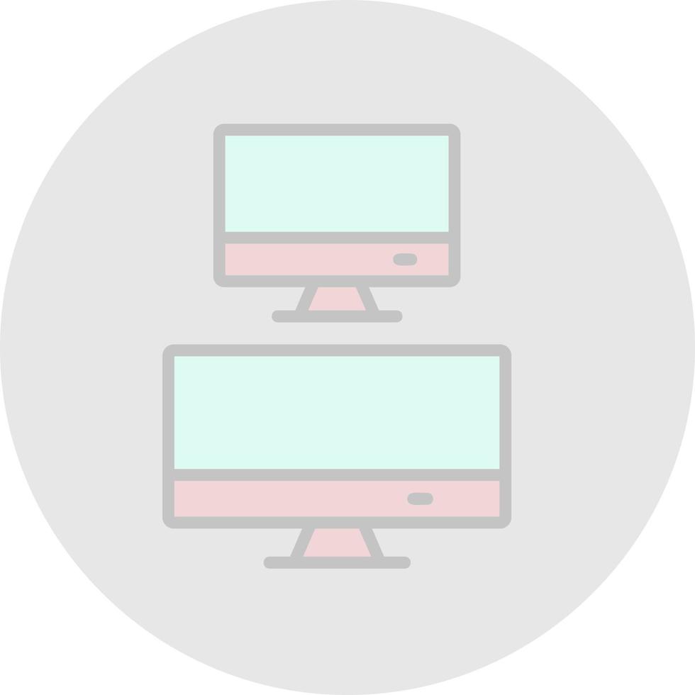 Monitors Vector Icon Design