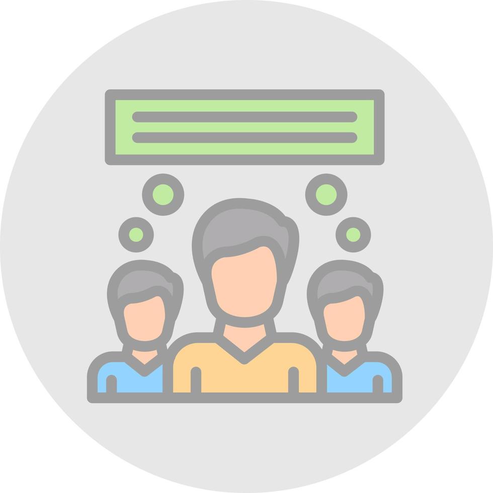Meeting Vector Icon Design