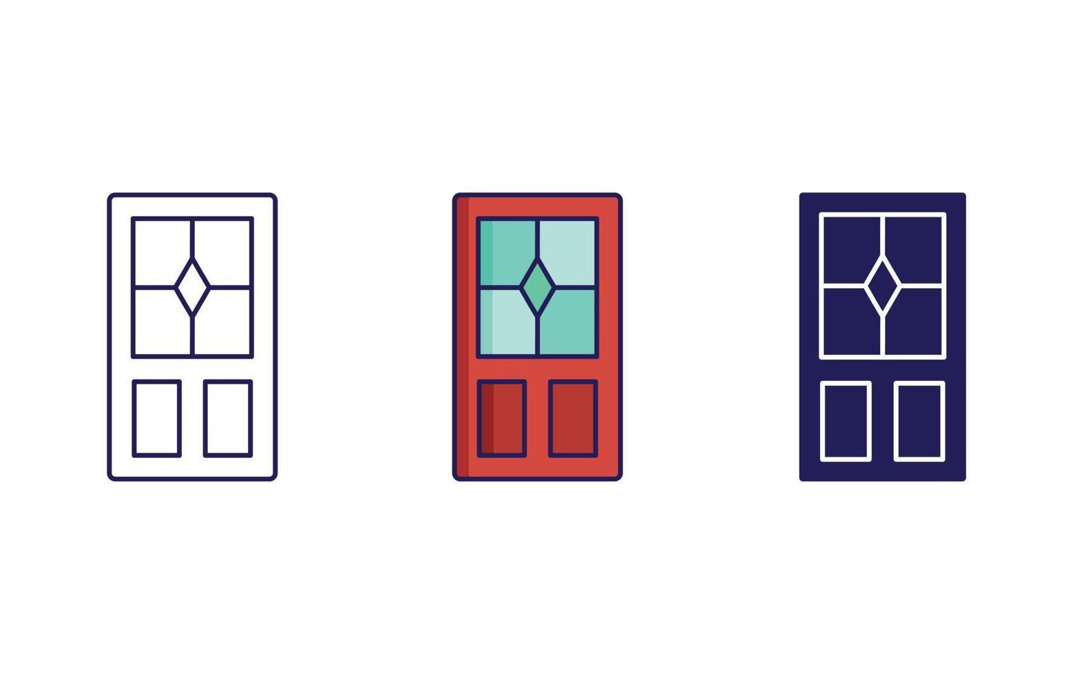 Door vector icon