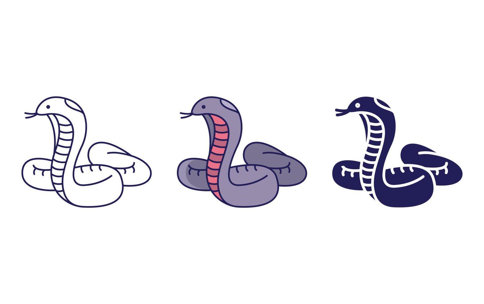 Cobra vector icon