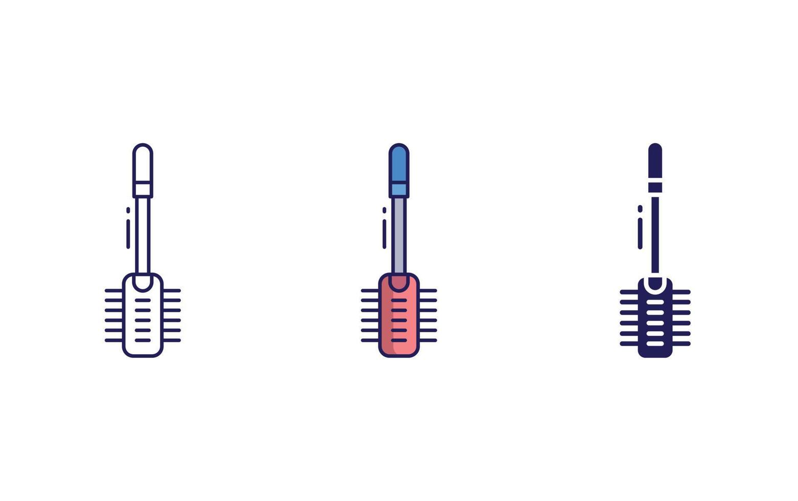 Toilet Brush icon vector