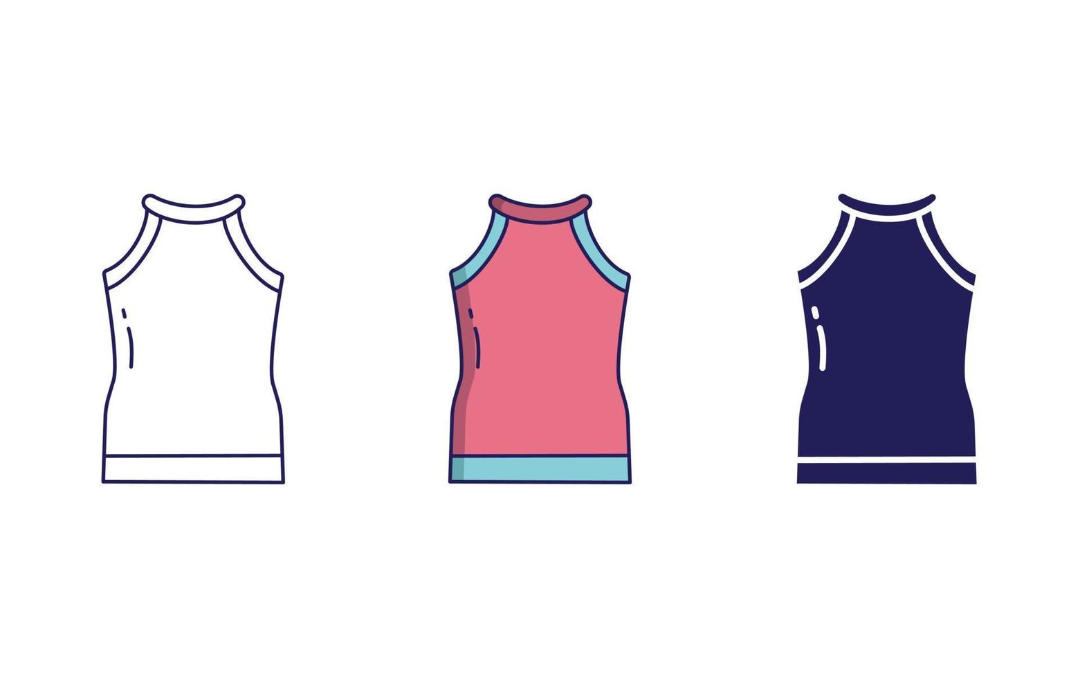 Halter Neck Top vector icon