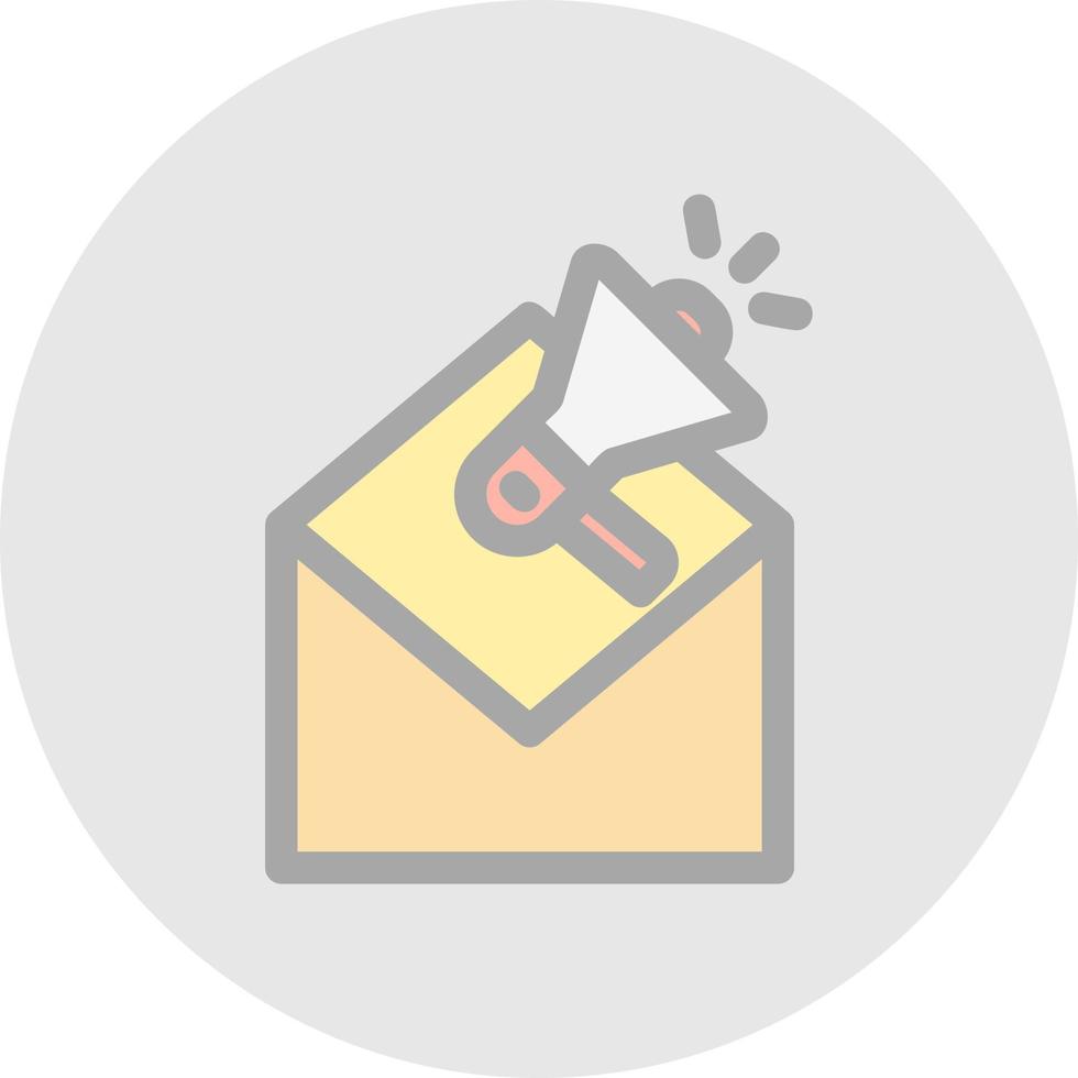 Email Marketing Vector Icon Design