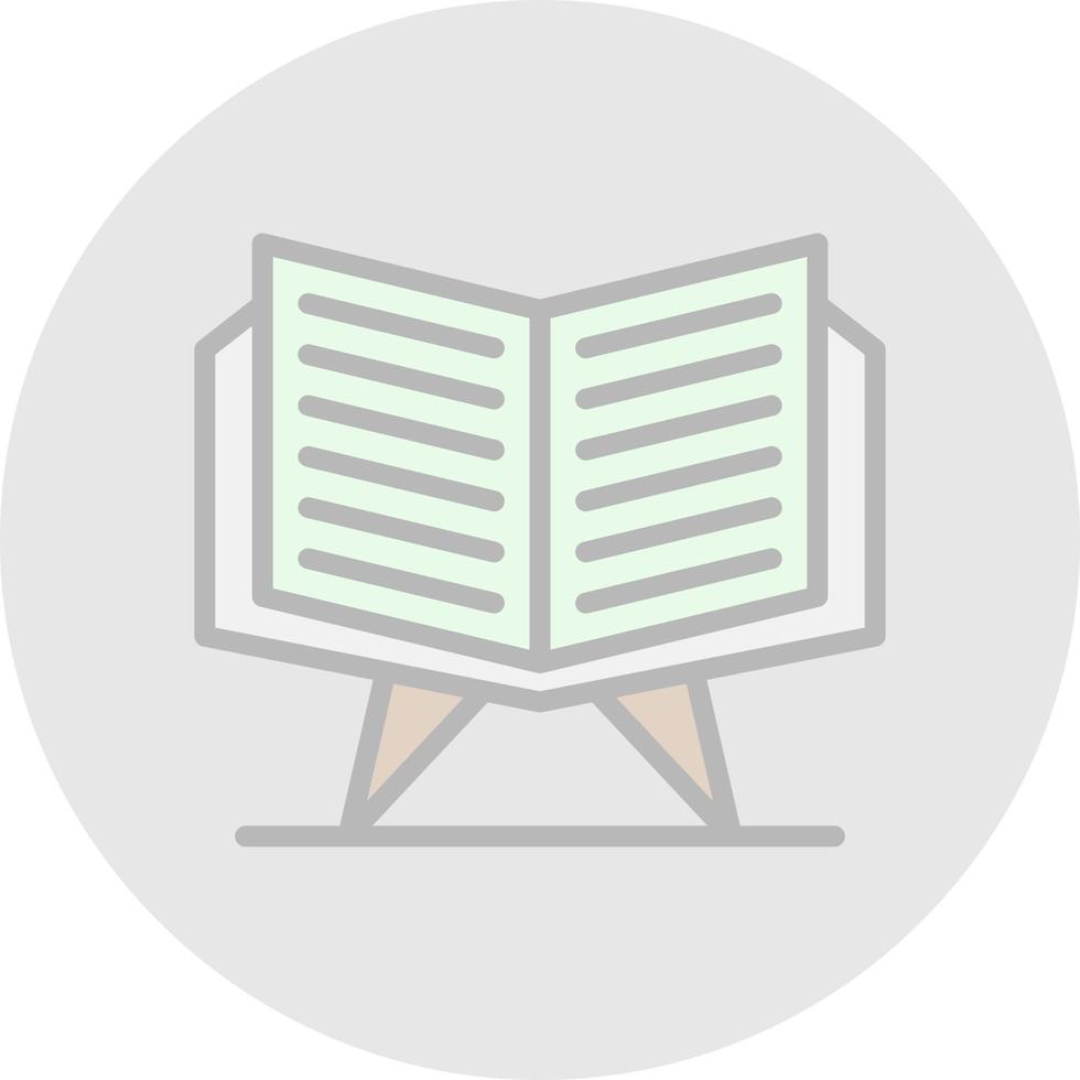 Open Quran Vector Icon Design