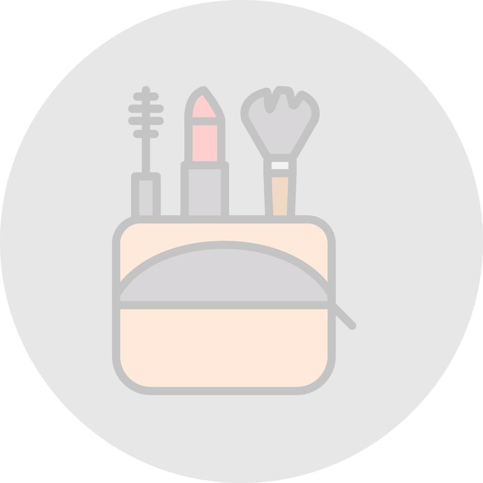 diseño de icono de vector de contenedor de maquillaje