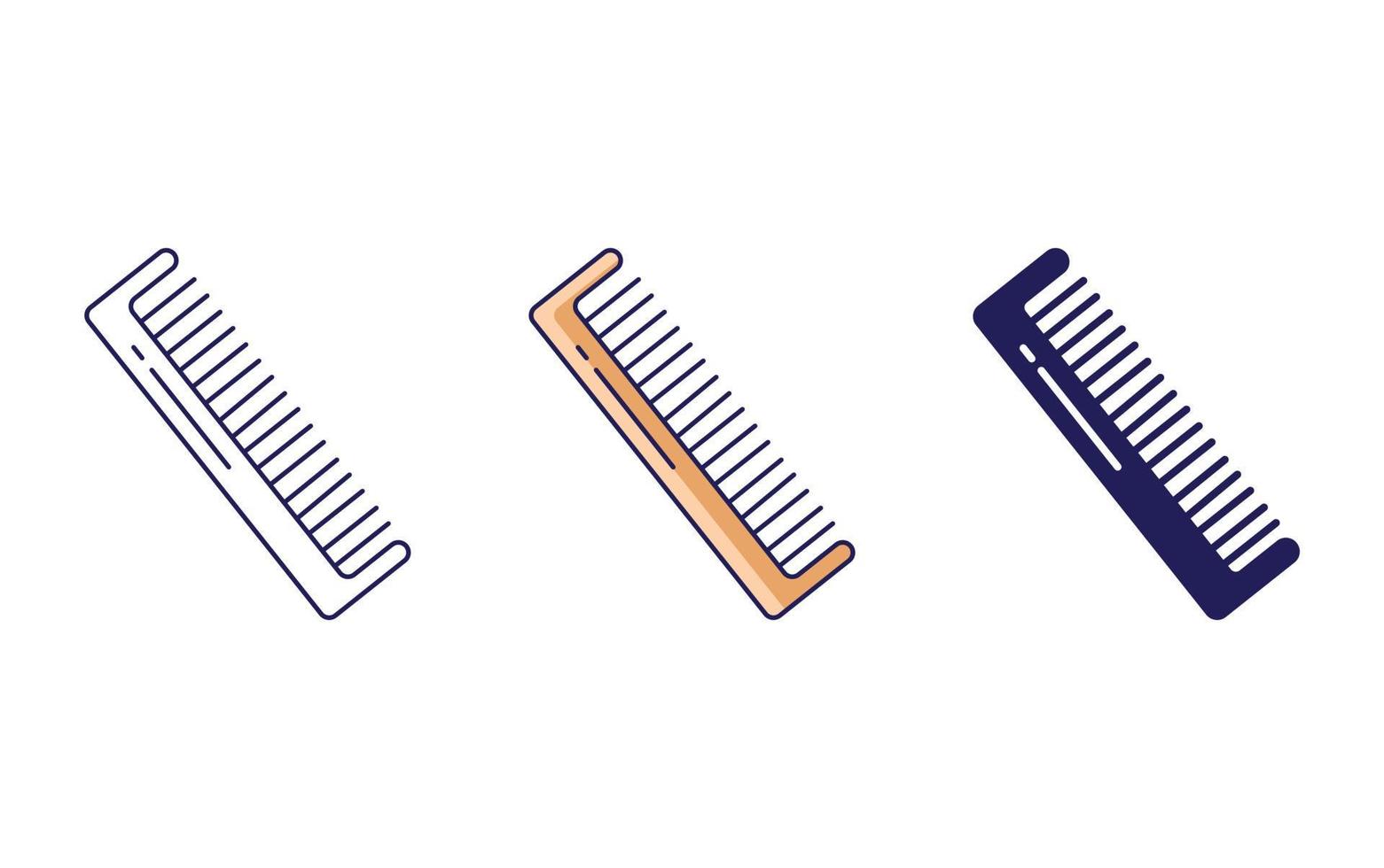 Comb vector icon