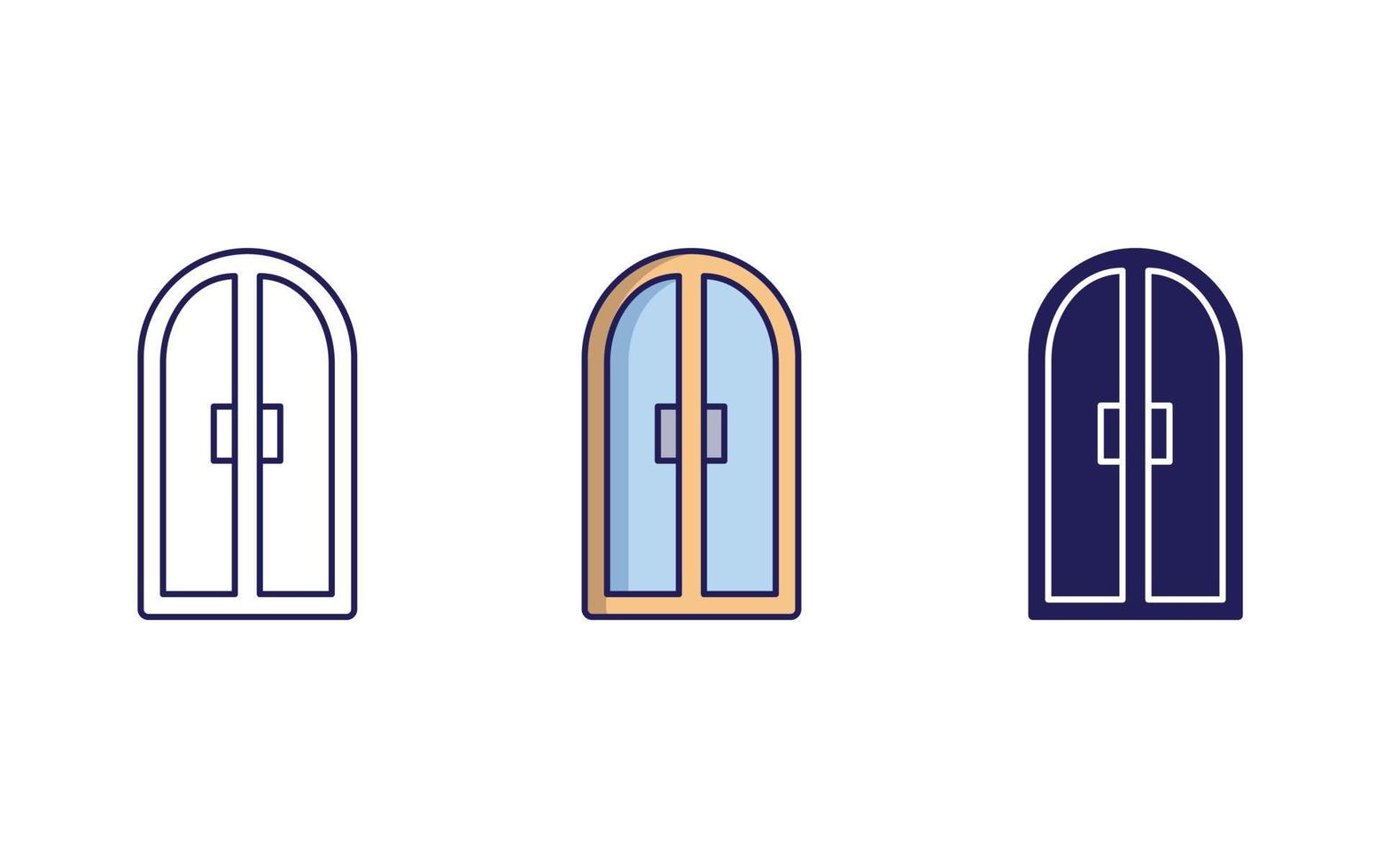 Door vector icon