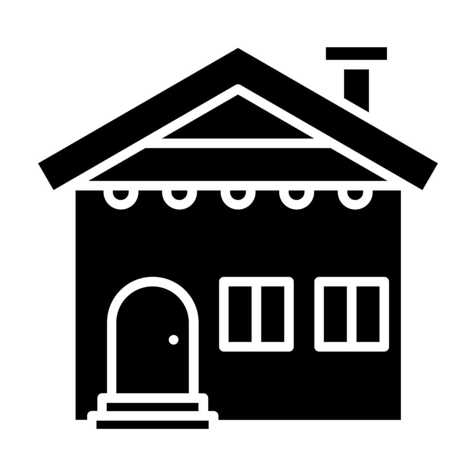 Cottage vector icon