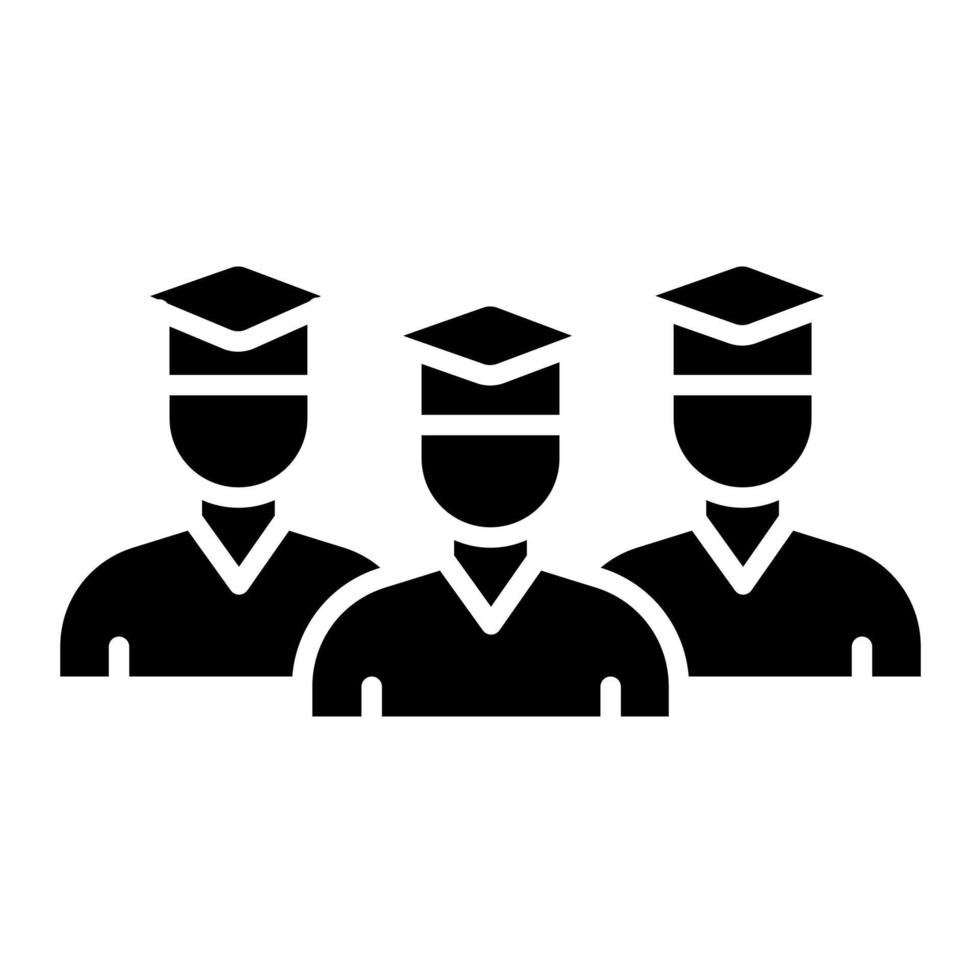 Graduates vector icon
