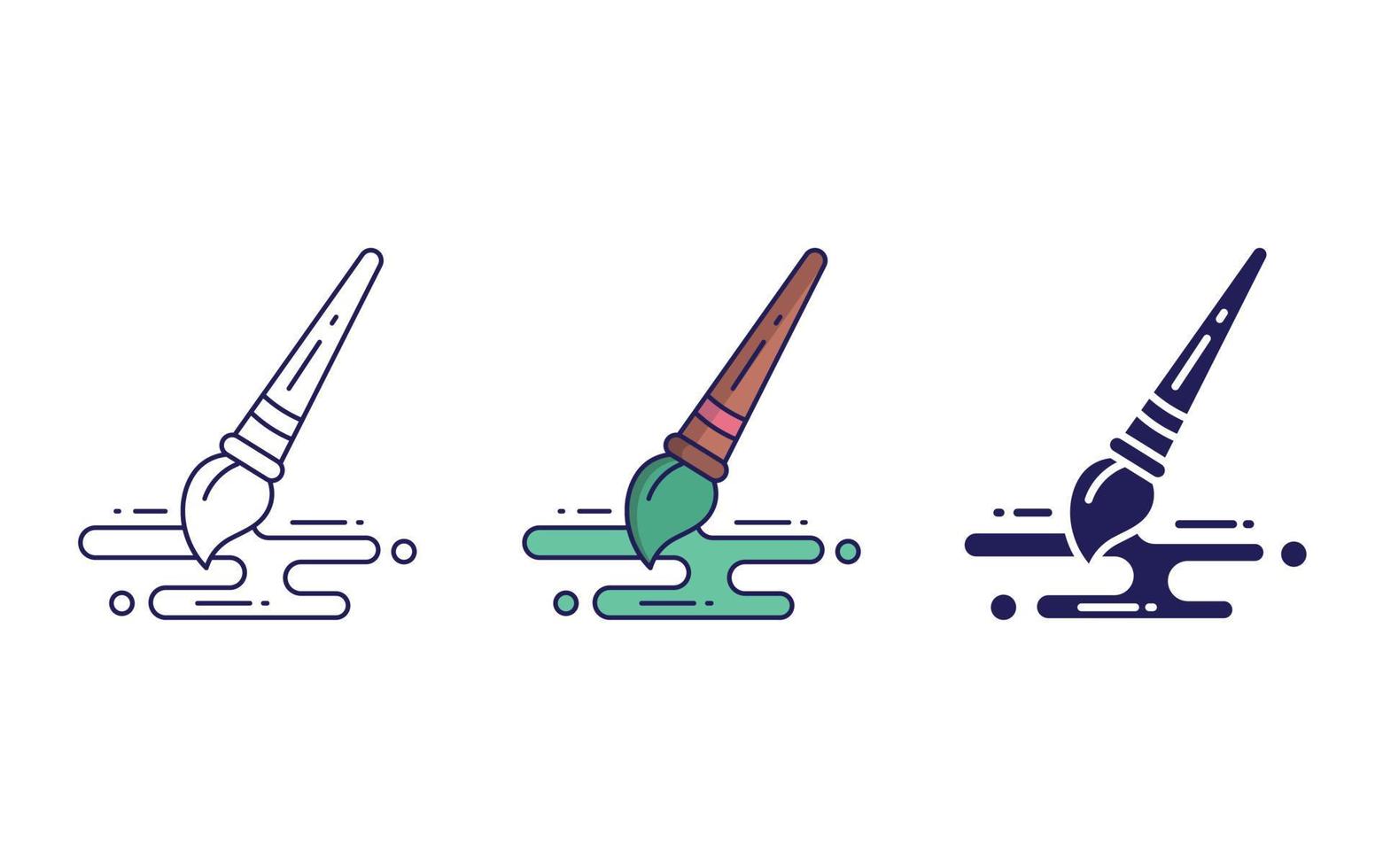 Paint Brush vector illustration