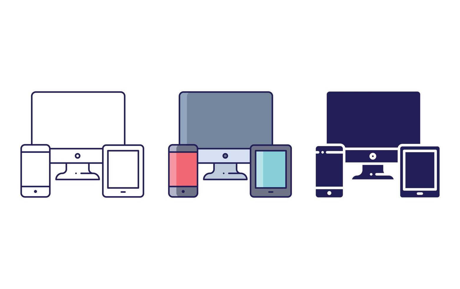 Multiple Devices vector icon