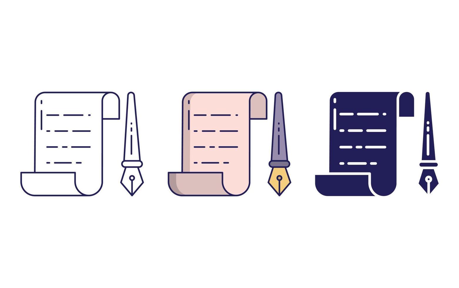 Document vector illustration