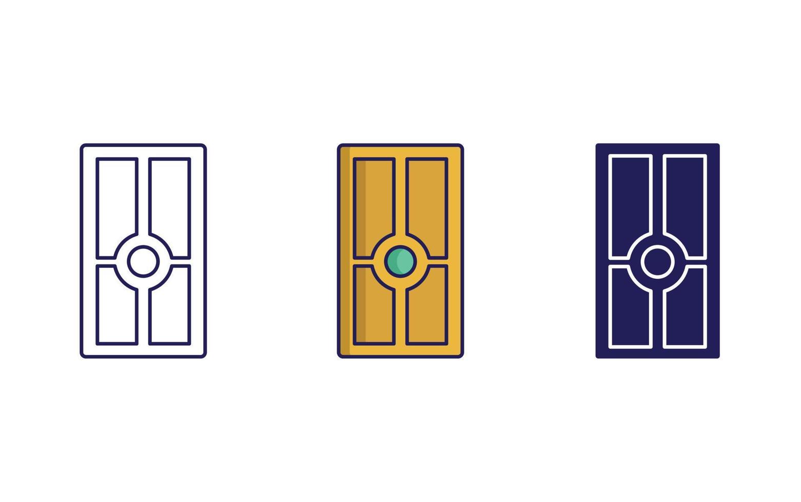 Door vector icon