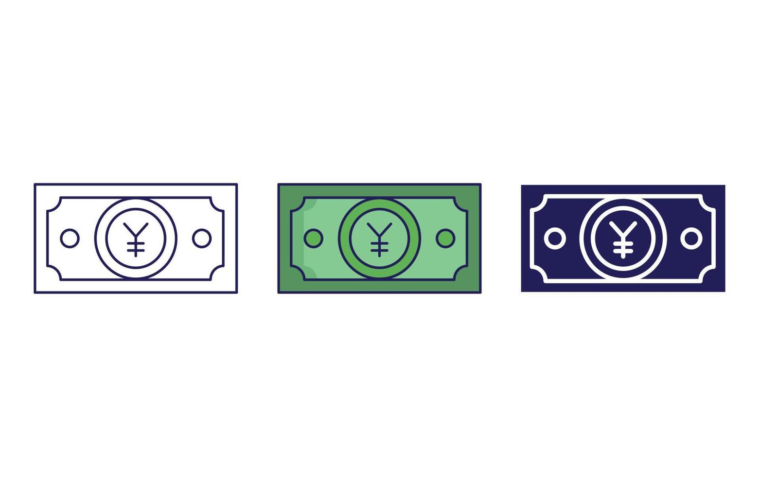 Yen vector icon