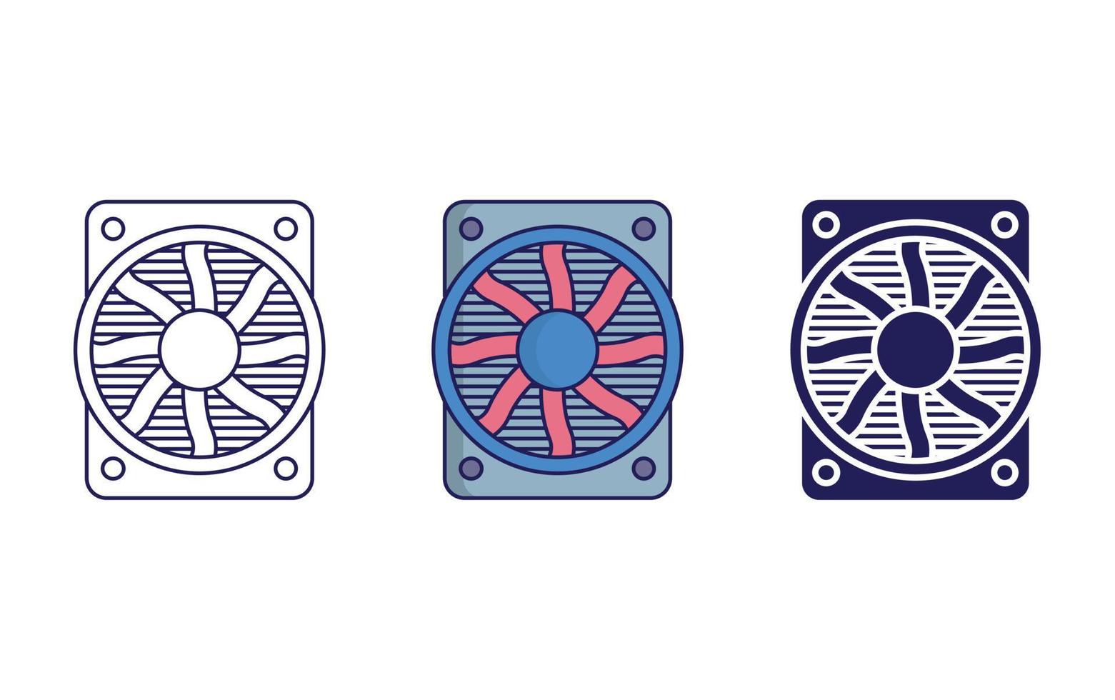 Fan vector icon