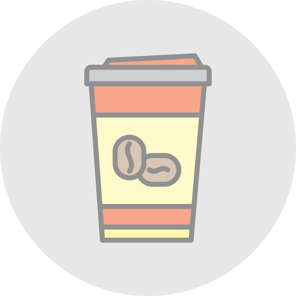 Coffee Cup Vector Icon Design