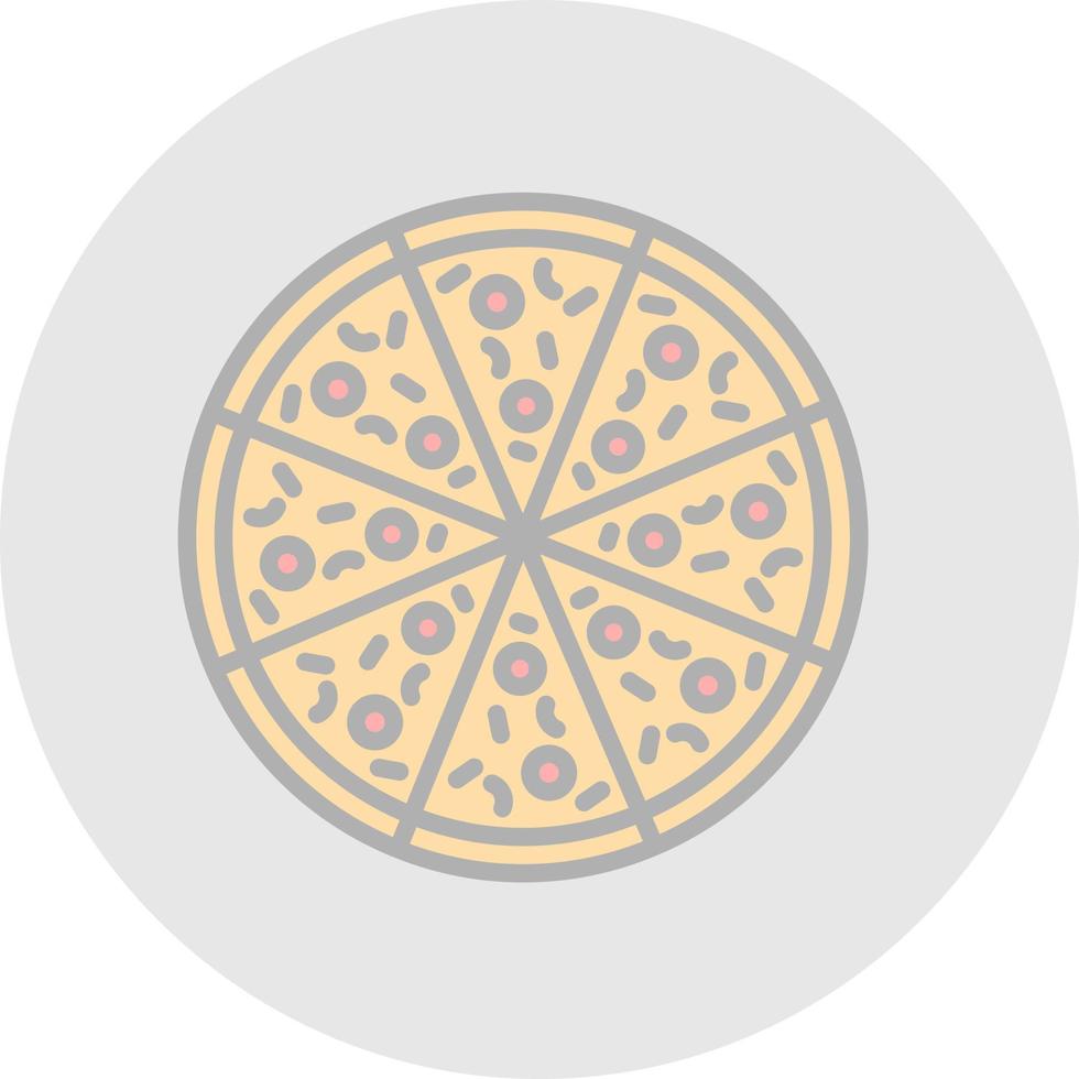 diseño de icono de vector de pizza