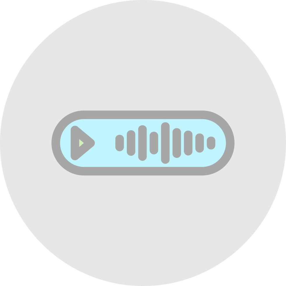 Voice Message Vector Icon Design