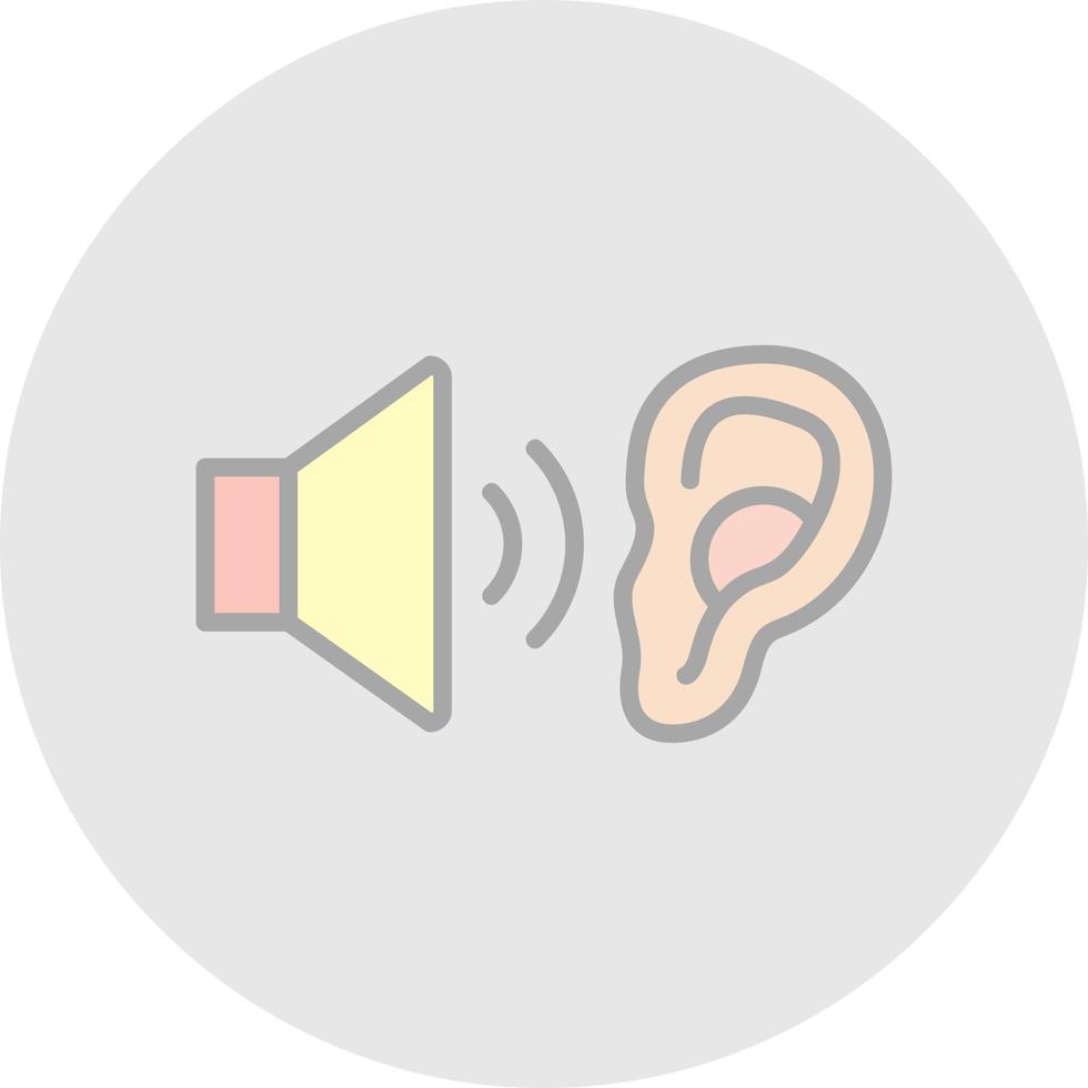 Noise Pollution Vector Icon Design