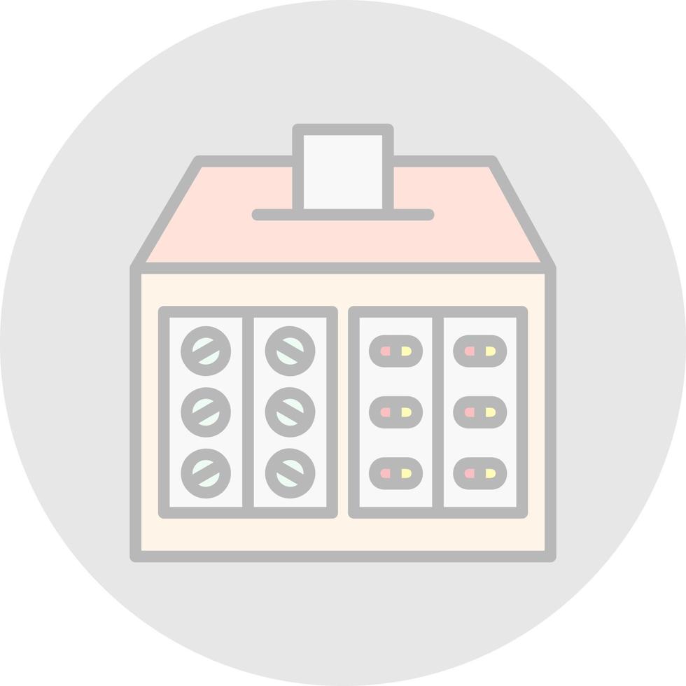 Drug Donation Vector Icon Design