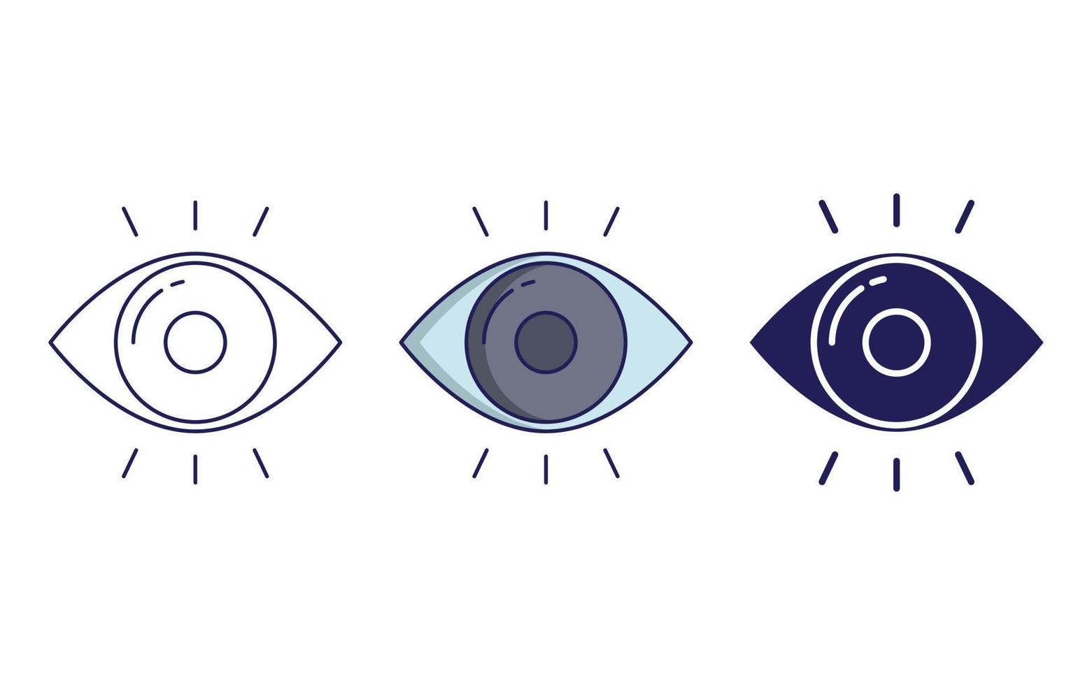 Eye vector illustration