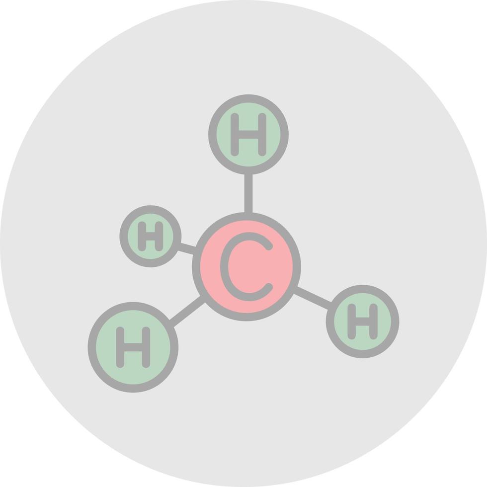 Methane Vector Icon Design