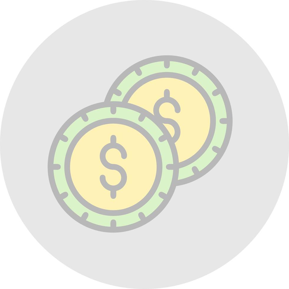 Coins Vector Icon Design