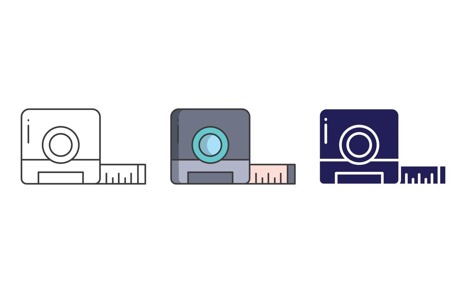 Tape measure vector icon