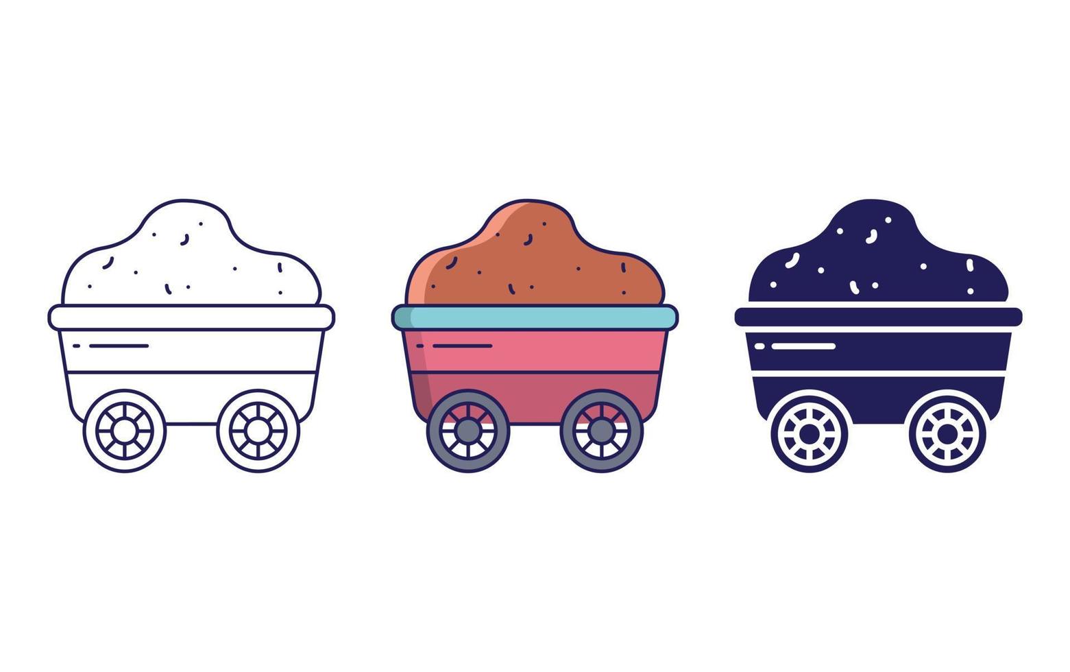 Sand Cart  vector icon